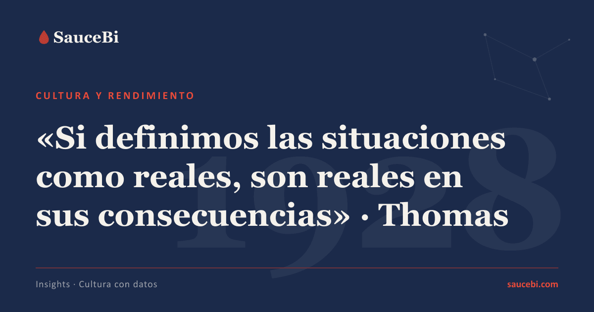 La percepción gobierna la empresa, no la realidad declarada